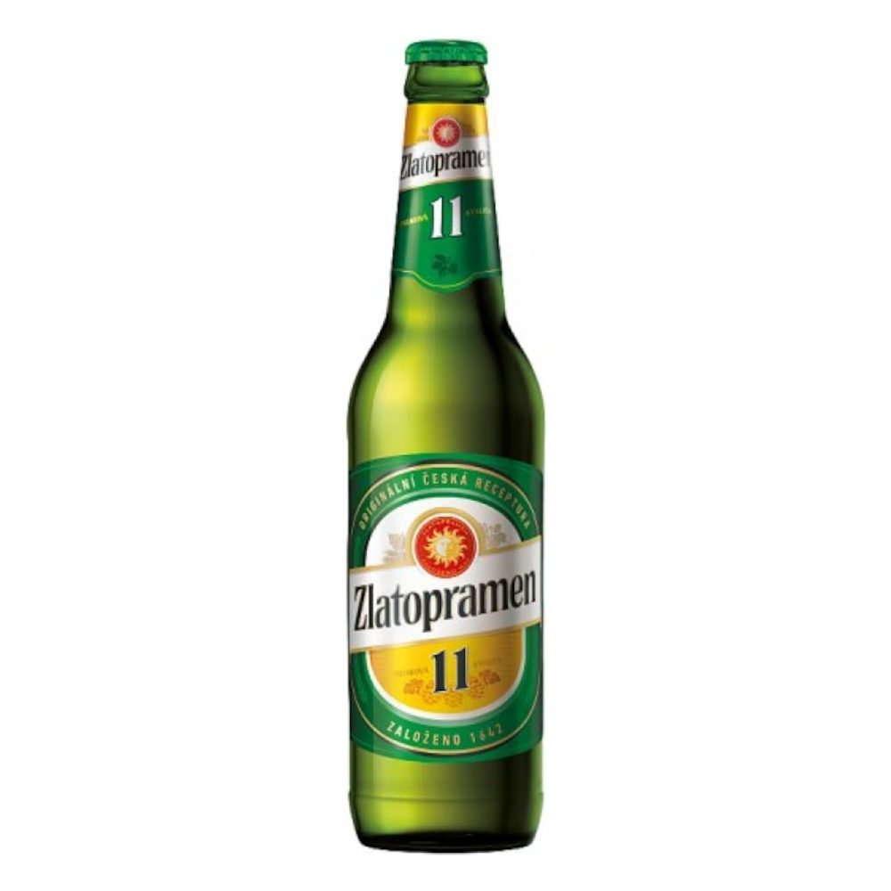 Piwo Zlatopramen 11 Premiovy Lezak 4,9% 500 ml