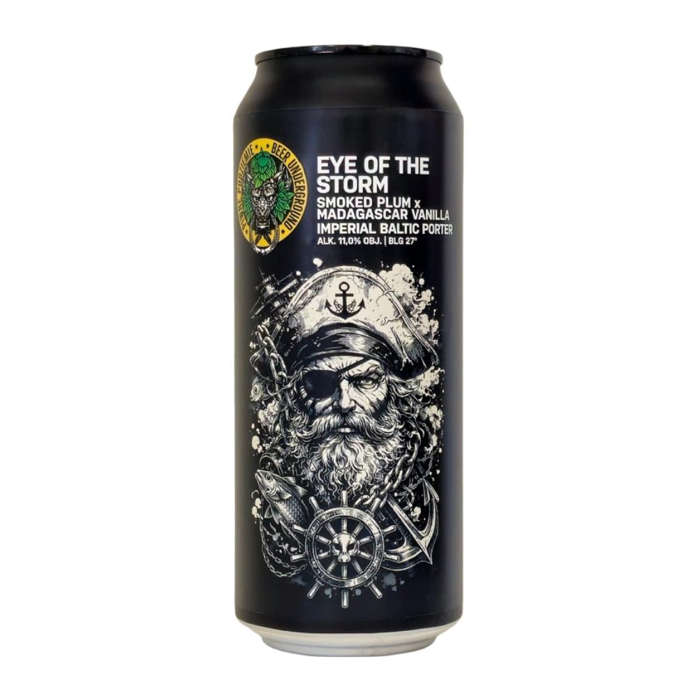 Piwo Piwne Podziemie Eye of The Storm Imperial Baltic Porter 11% 500 ml puszka DRS