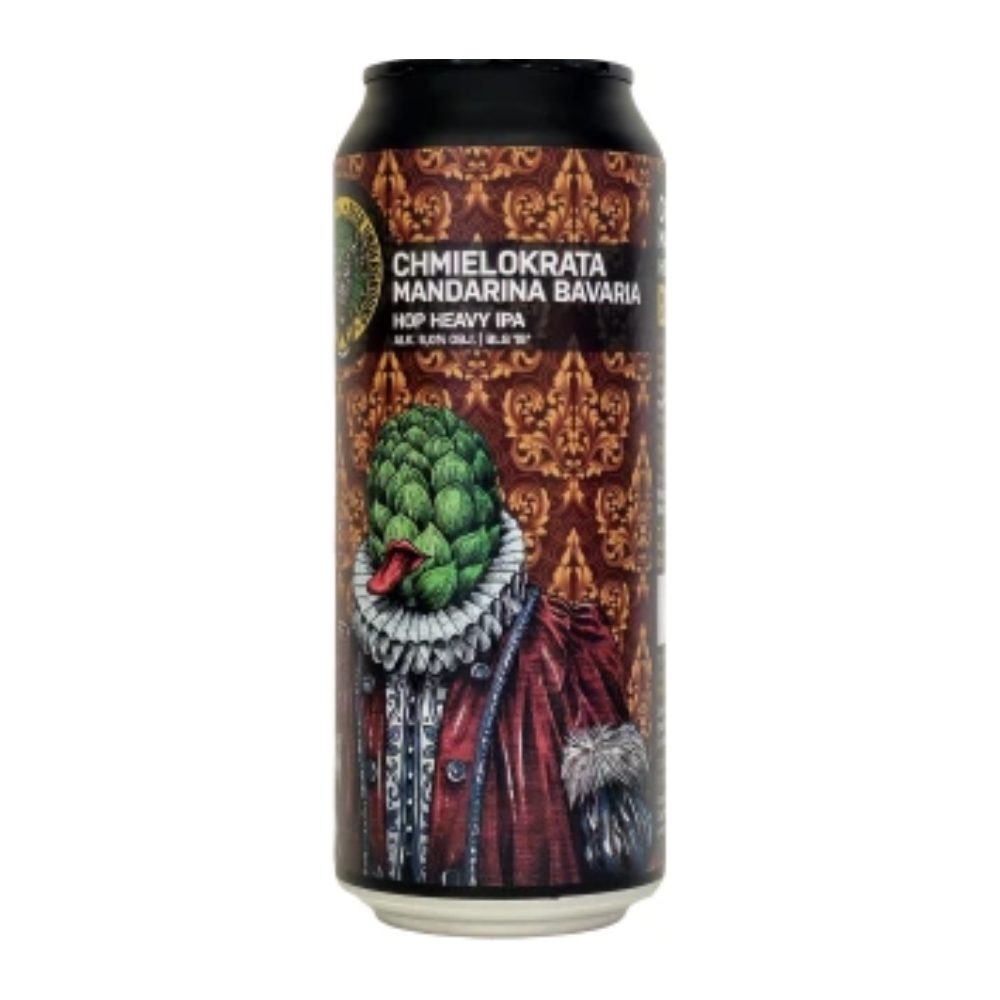 Piwo Piwne Podziemie Chmielokrata Mandarina Bavaria Hop Heavy IPA 6% 500 ml puszka DRS