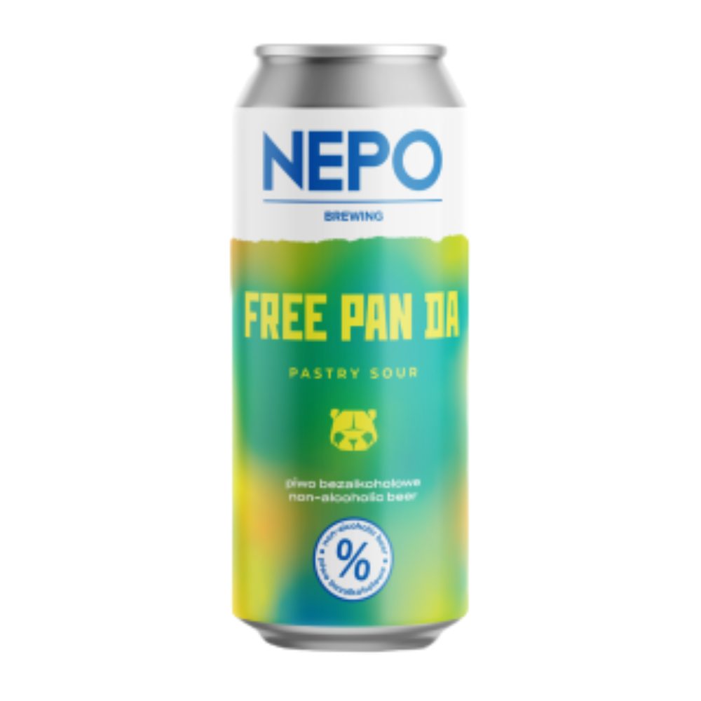 Piwo Nepomucen Free Pan Da  No Alco Pastry Sour 0% 500 ml puszka DRS