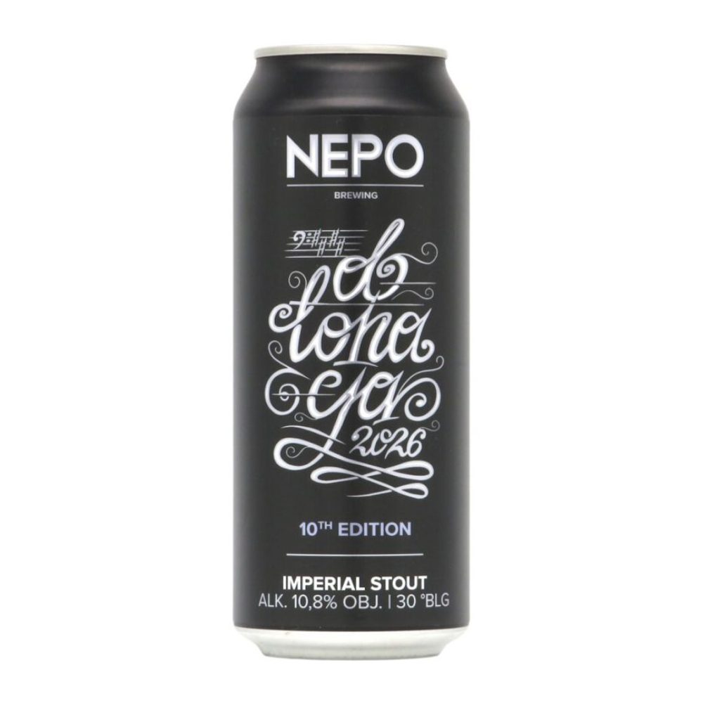 Piwo Nepomucen D-Tonacja the 10th Edition Imperial Stout 10,8% 500 ml puszka DRS