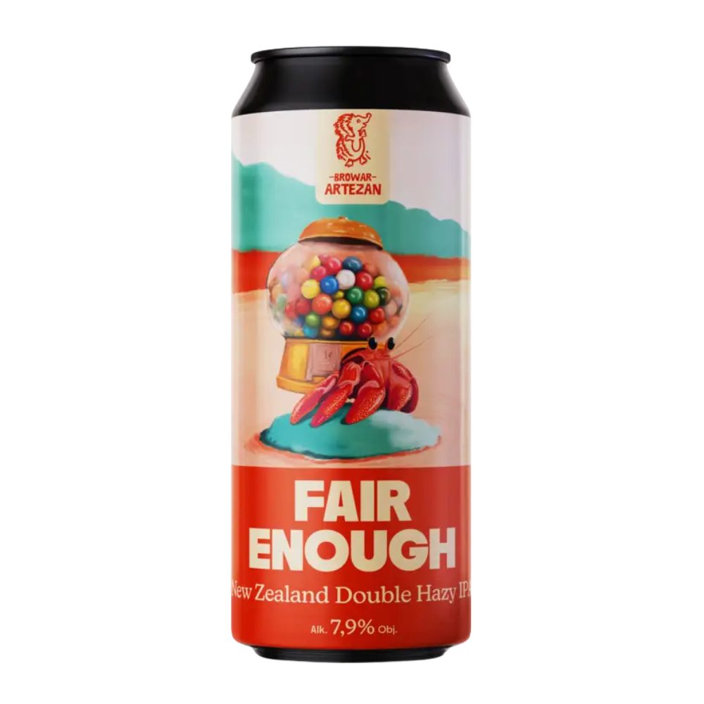 Piwo Artezan Fair Enough New Zealand Double Hazy IPA 7,9% 500 ml puszka