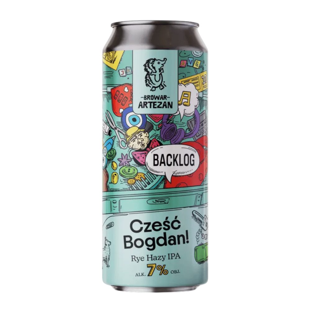 Piwo Artezan Cześć Bogdan! Rye Hazy IPA 7% 500 ml puszka