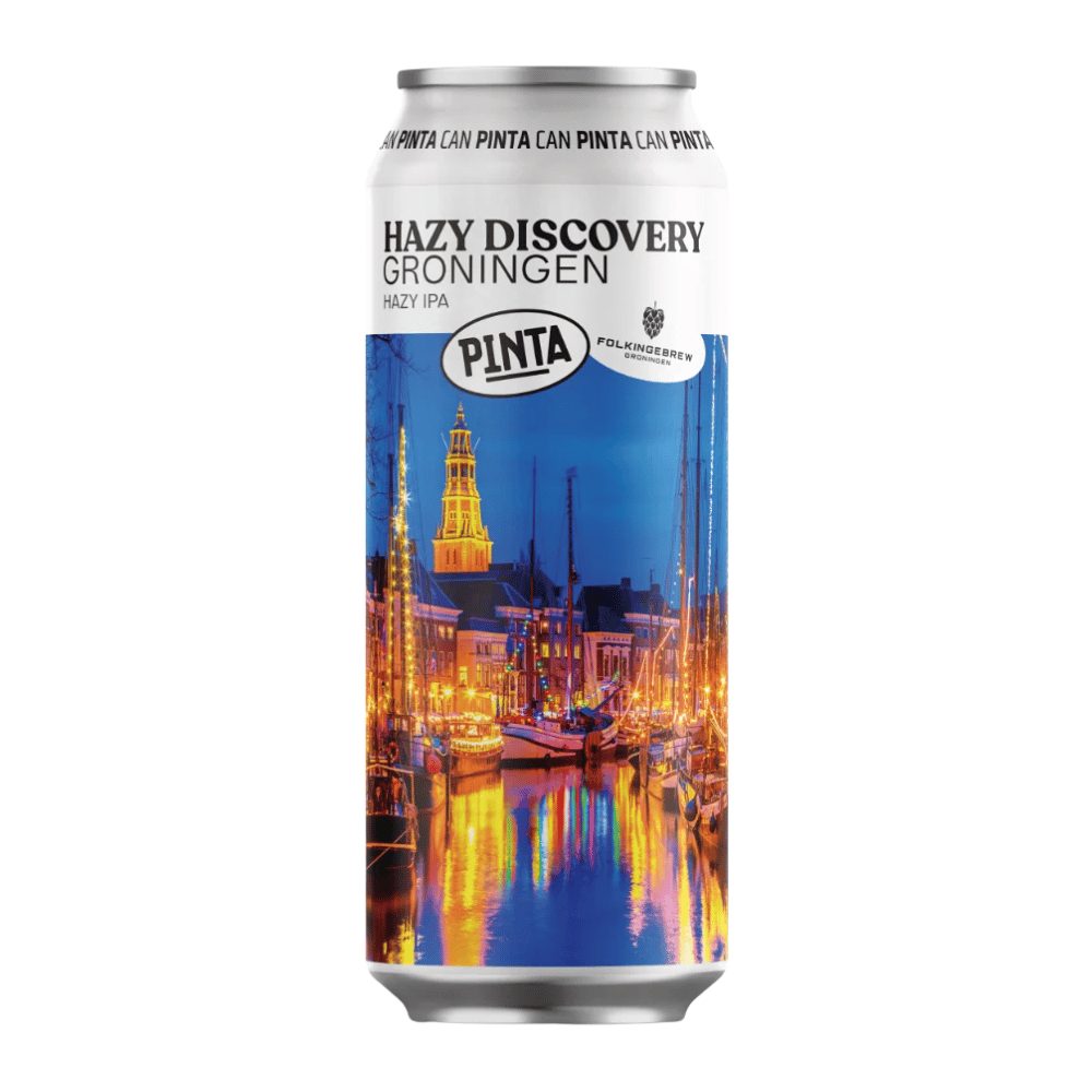 Piwo Pinta Hazy Discovery Groningen Hazy IPA 6,5% 500 ml puszka DRS