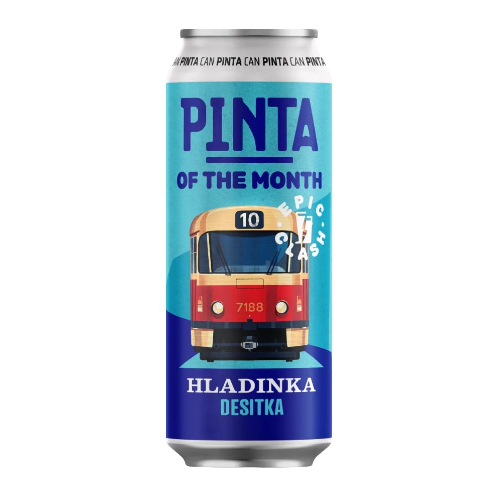 Piwo Pinta Hladinka Desitka 5,2% 500 ml puszka DRS
