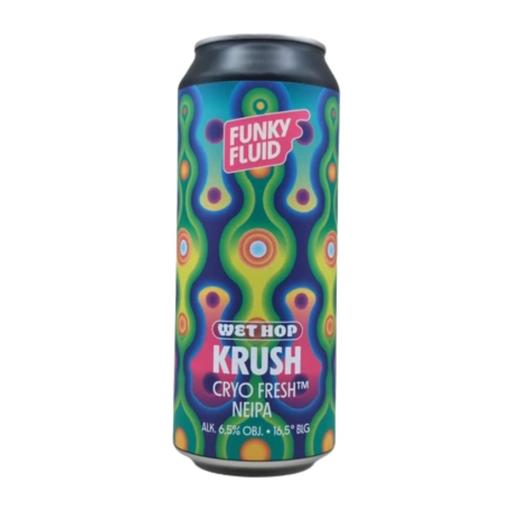 Piwo Funky Fluid Wet Hop Krush NEIPA 6,5% 500 ml Puszka DRS