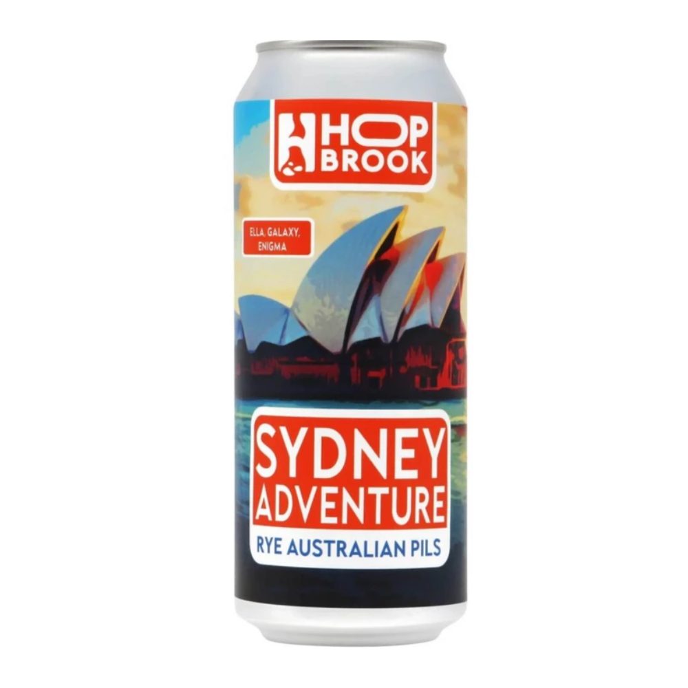 Piwo Hop Brook Sydney Adventure Rye Australian Pils 5,6% 500 ml puszka DRS
