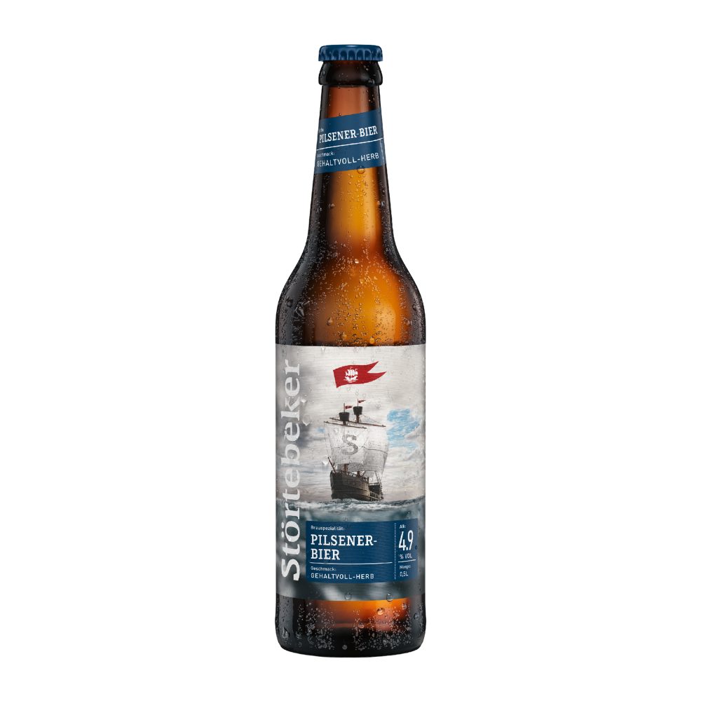 Piwo Stortebeker Pilsener-Bier 4,9% 500 ml zwrotna