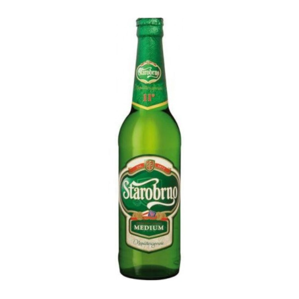 Piwo Starobrno Medium 4,7% 500 ml