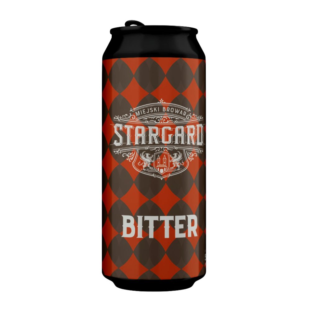 Piwo Miejski Browar Stargard Bitter 4,6% 500 ml puszka DRS