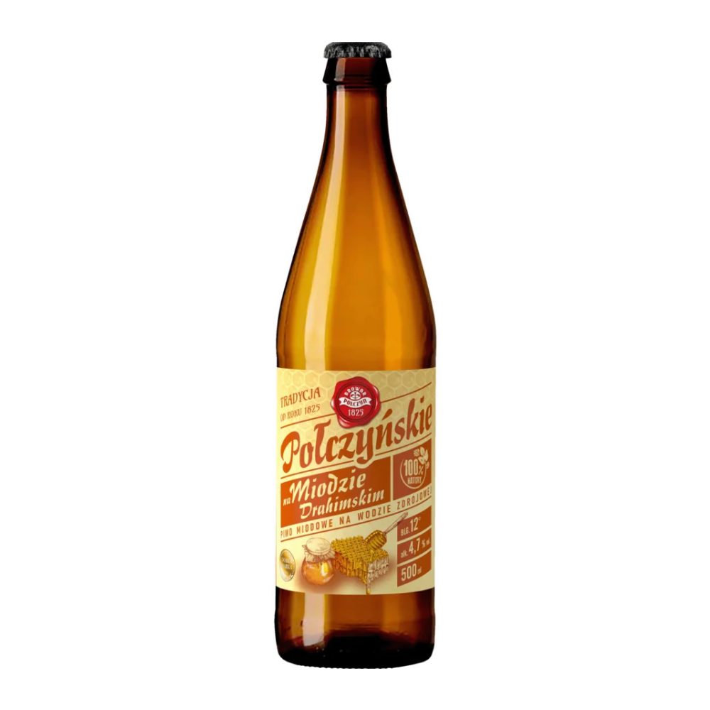 Piwo Połczyńskie na Miodzie Drahimskim 4,7% 500 ml