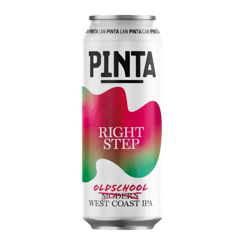 Piwo Pinta Right Step Oldschool West Coast IPA 6,5% 500 ml puszka DRS