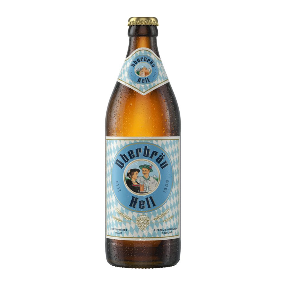 Piwo Oberbrau Hell 5% 500 ml