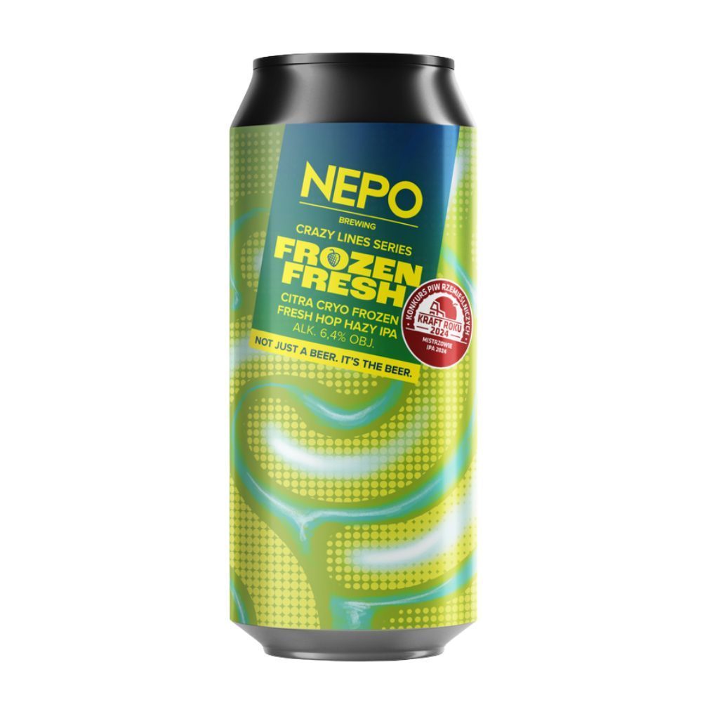 Nepomucen Crazy Lines Frozen Fresh 6,4% 500 ml puszka DRS