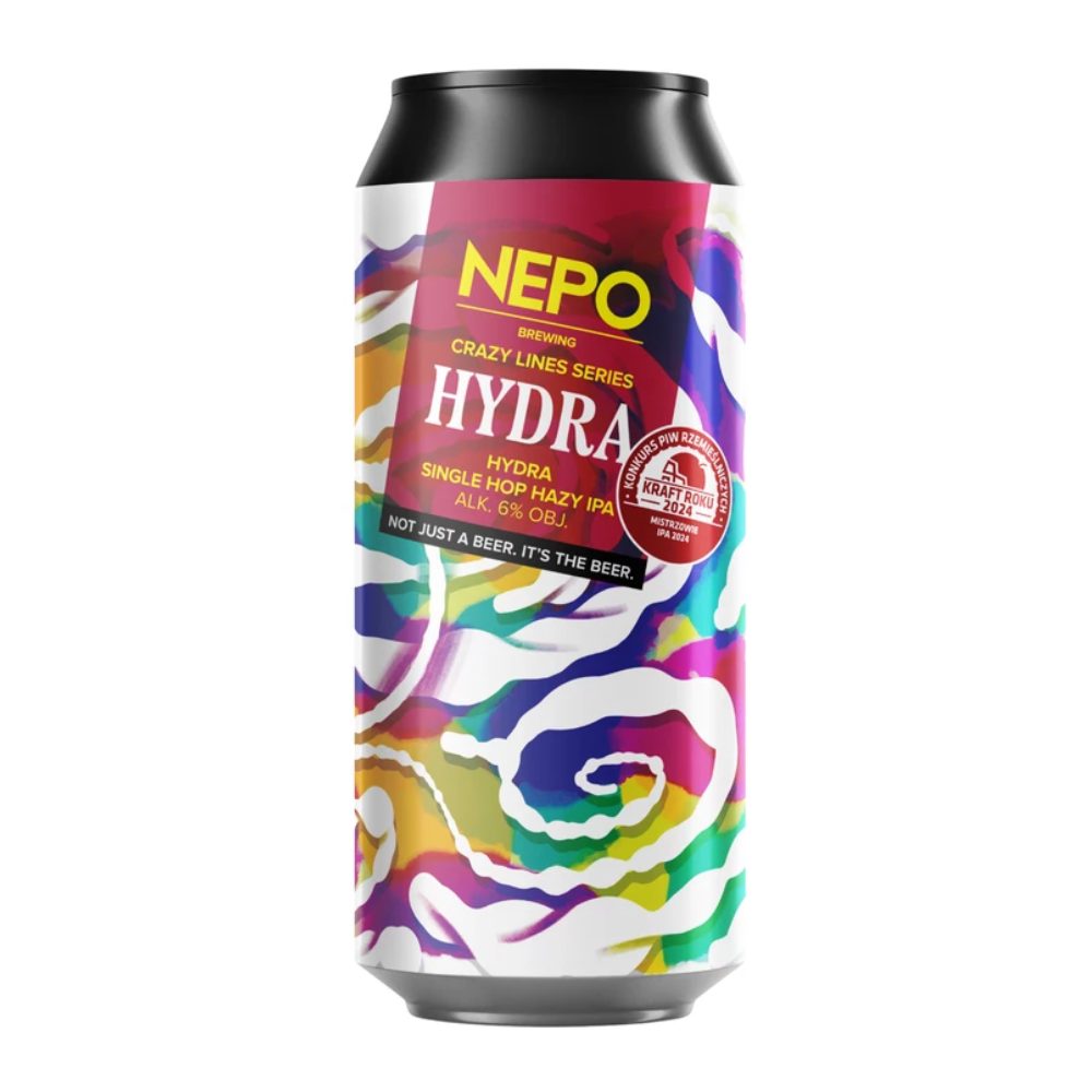 Nepomucen Crazy Lines Hydra Single Hop Hazy IPA 6% 500 ml puszka