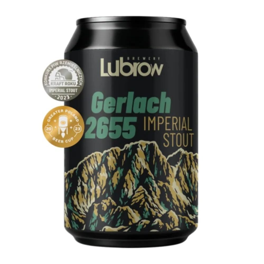 Piwo Lubrow Gerlach 2655 Imperial Stout 11% 330 ml puszka DRS