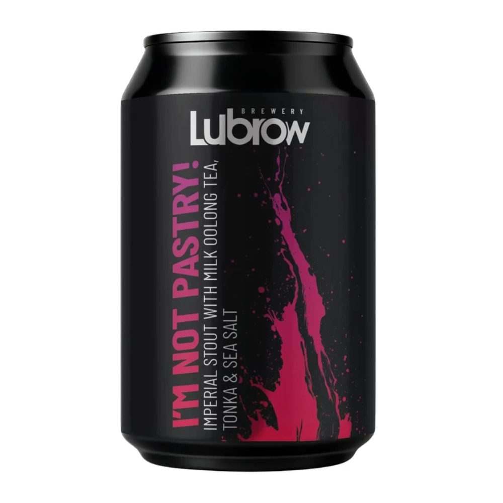 Piwo Lubrow I'm not Pastry Milk Oolong & Tonka Imperial Stout 11% 330 ml puszka DRS