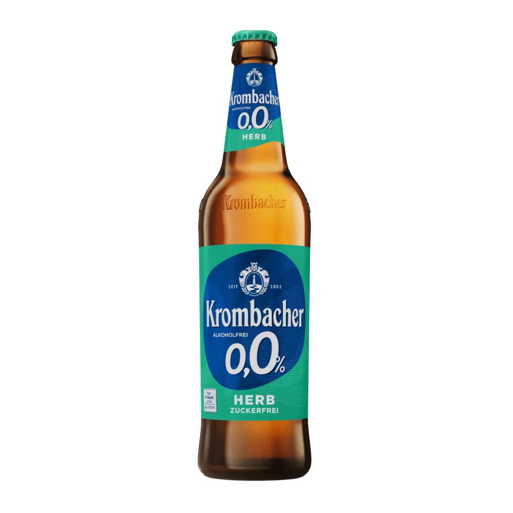 Piwo Krombacher Herb Bezalkoholowy 0% Alk 500 ml but zwrotna