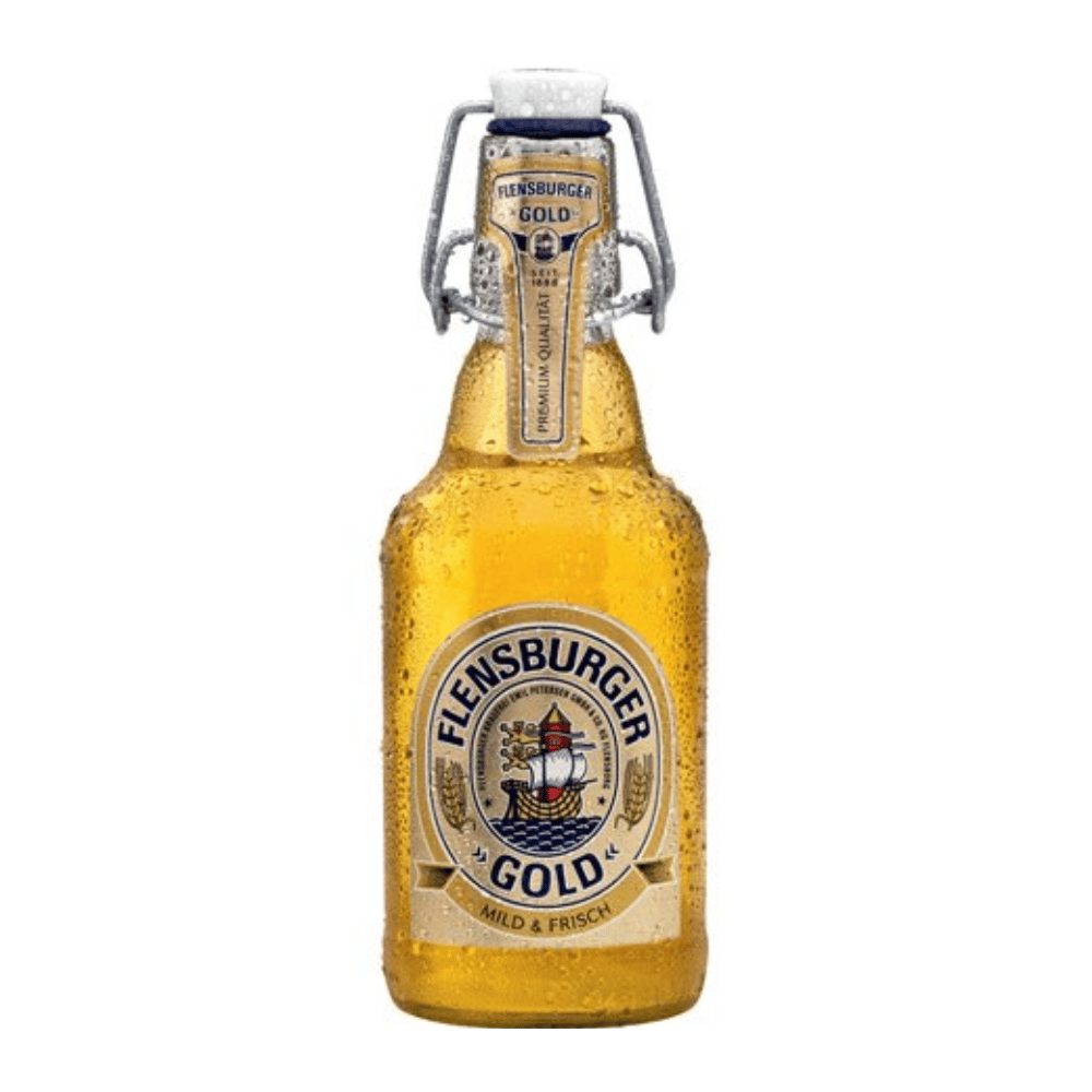 Piwo Flensburger Gold Mild and Frisch 4,8% 330 ml zwrotna