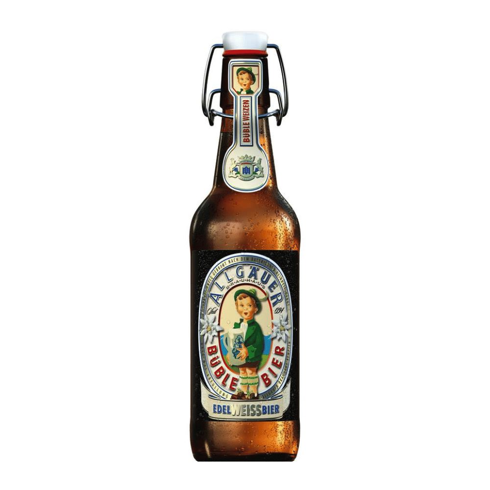 Piwo Allgauer Büble Bier Edelweissbier 5,3% 500 ml zwrotna