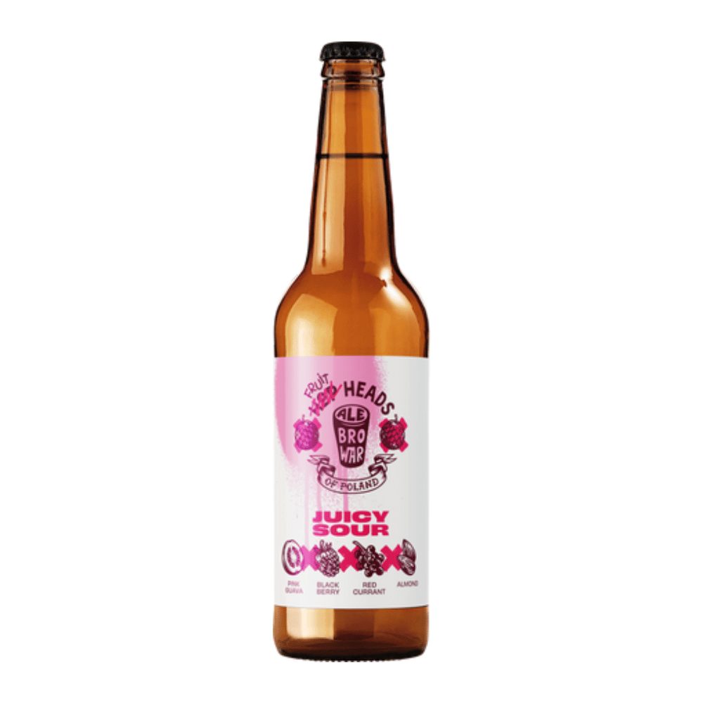 Piwo Alebrowar Juicy Sour Pink Guava & Blackberry & Red Currant & Almond 6,5% 500 ml