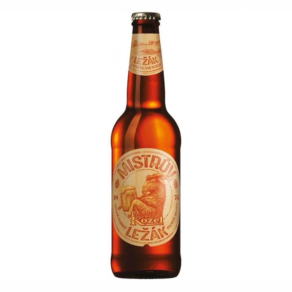 Piwo Kozel Mistruv Lezak 12 butelka 4,8% 500 ml