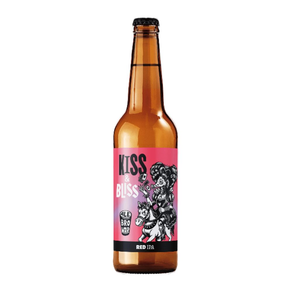 AleBrowar Kiss & Bliss Red IPA 5,3% 500 ml