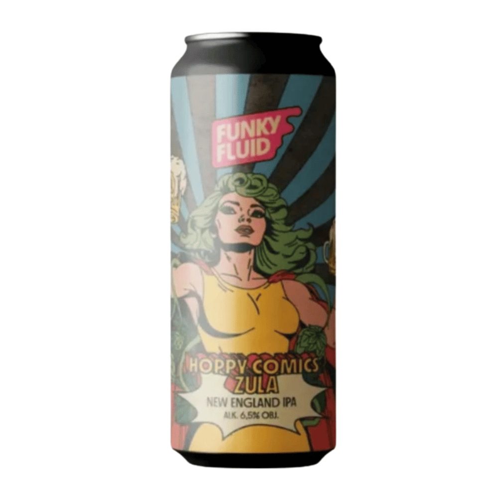 Piwo Funky Fluid Hoppy Comics Zula NEIPA 500 ml puszka