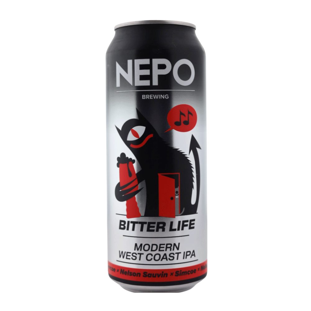 Piwo Nepomucen Bitter Life Modern West Coast IPA 6,5% 500 ml puszka DRS