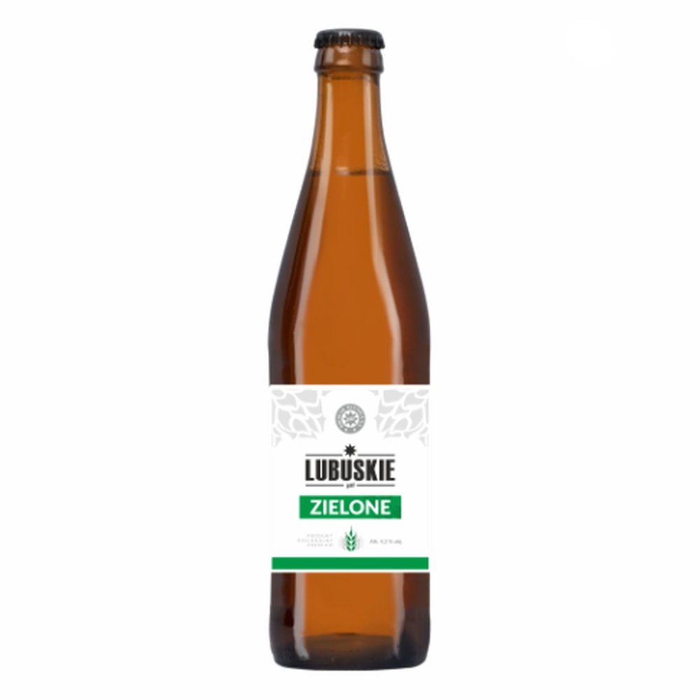 Piwo Lubuskie Zielone 500 ml Butelka