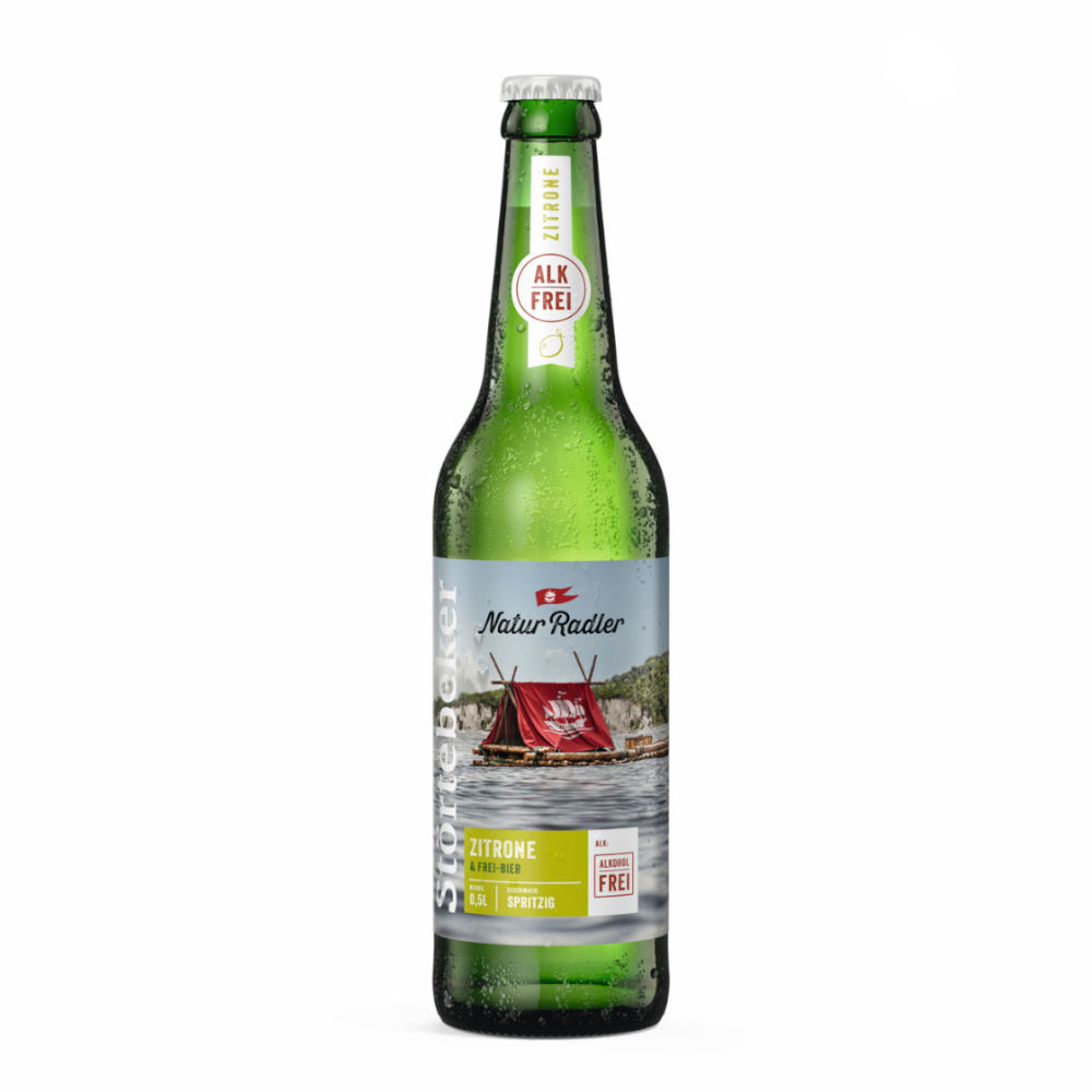 Piwo Stortebeker Natur Radler Zitrone BIO 0% Alk Alkoholfrei 500 ml