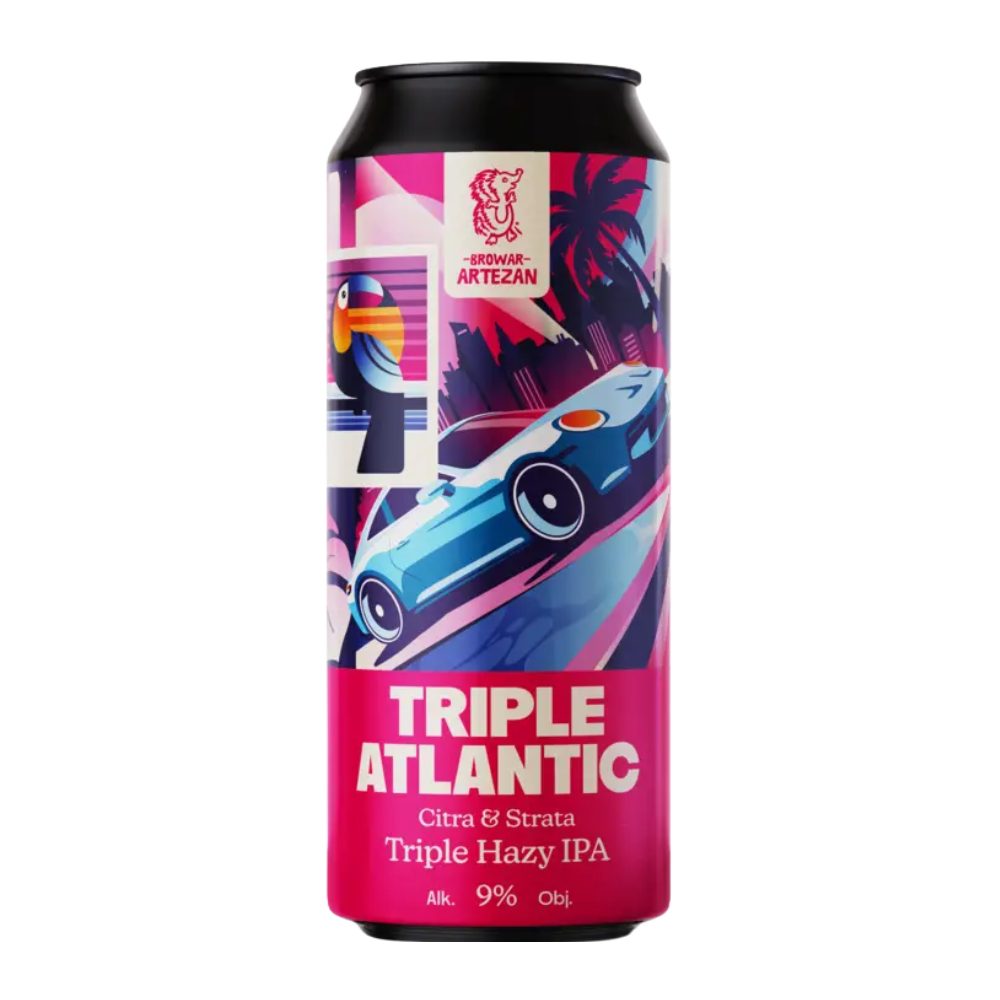 Piwo Artezan Triple Atlantic Hazy IPA 6% 500 ml puszka