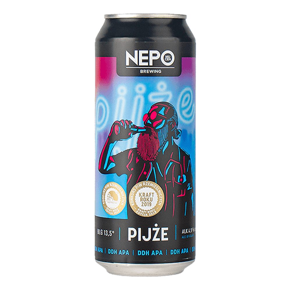 Piwo Nepo Pijże APA 4,4% 500 ml puszka