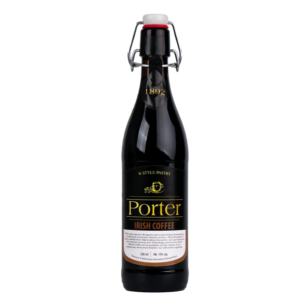 Piwo Staropolski Porter Irish Coffee 10% 500 ml