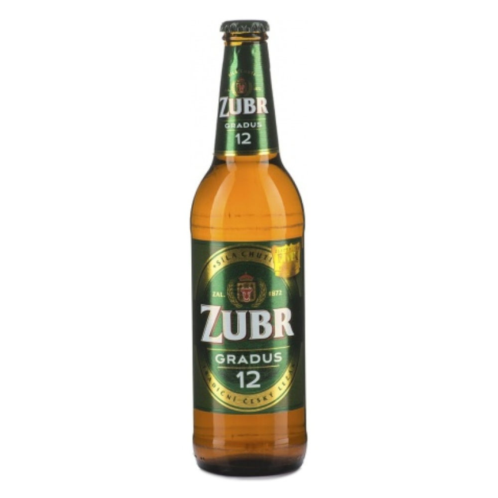 Piwo Zubr Gradus Bohemian Pilzner 5,2% 500 ml