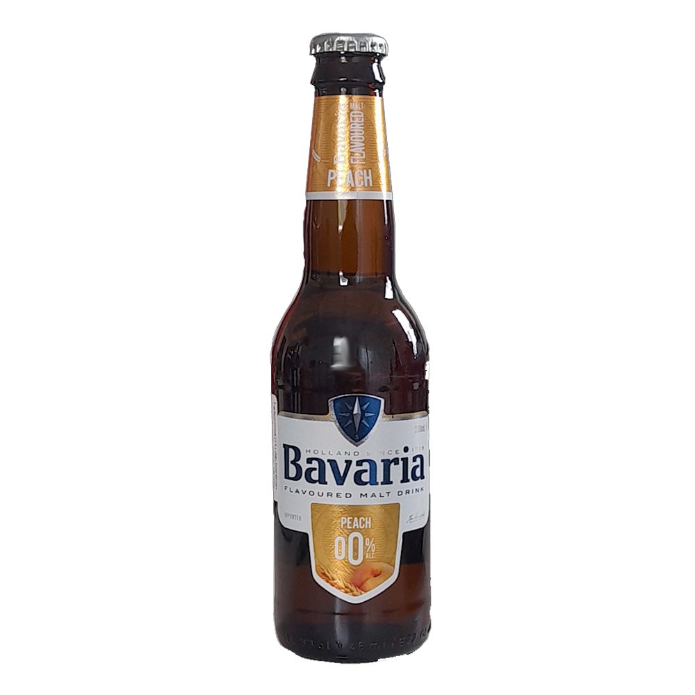 Piwo Bavaria Peach 0% 330 ml