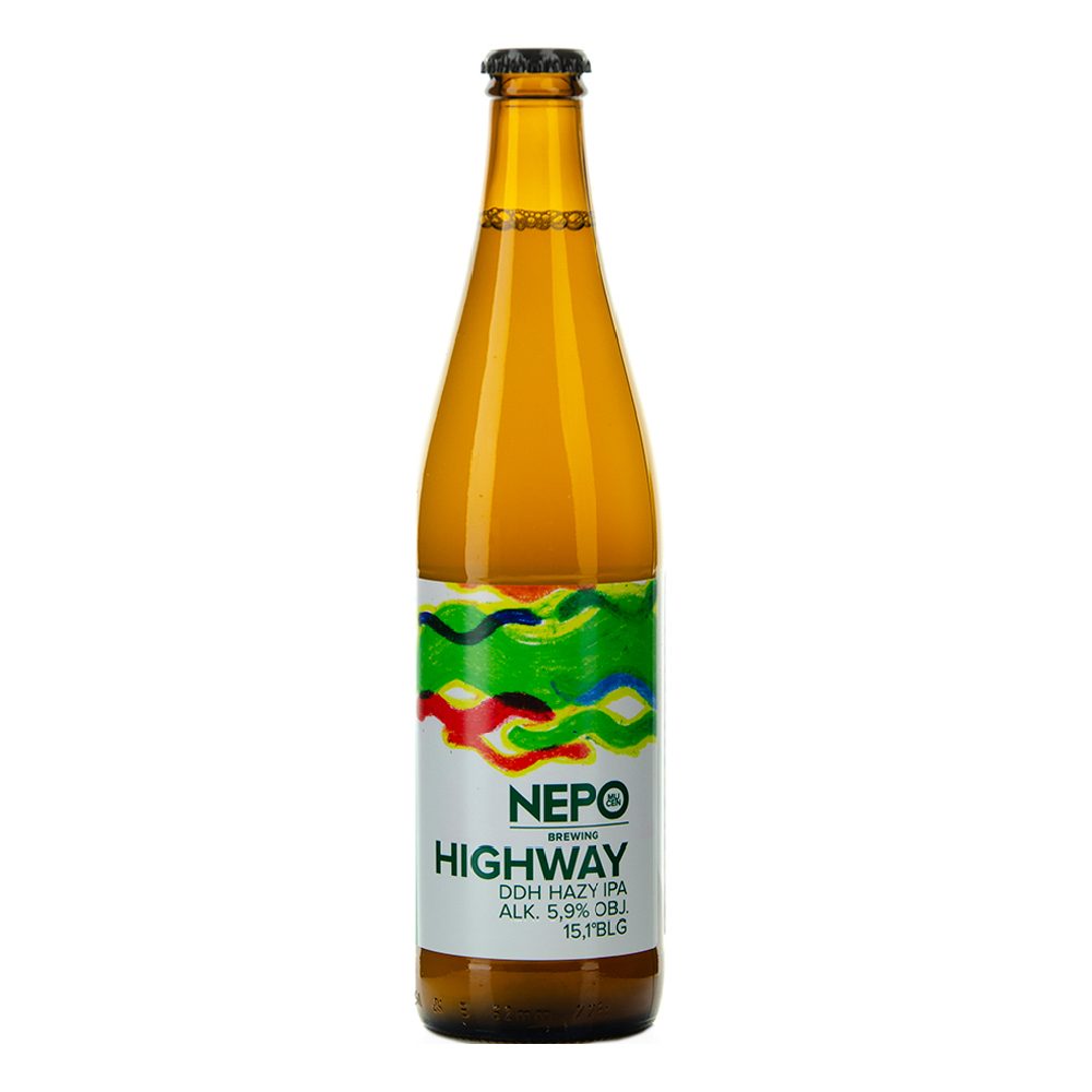 Piwo Nepo Highway DDH Hazy IPA 5,9% 500 ml