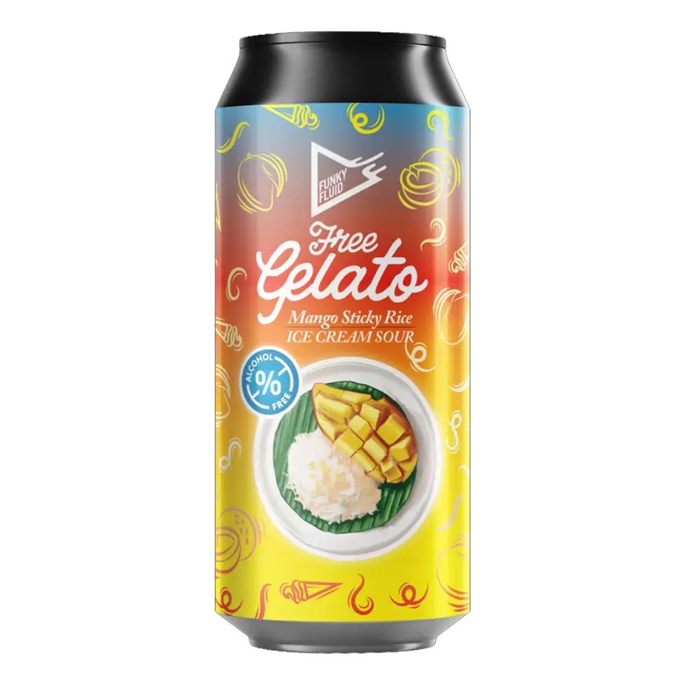 Piwo Funky Fluid Free Gelato Mango Sticky Rice 500 ml puszka