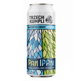 Piwo Trzech Kumpli Pan IPAni 0% 500 ml Puszka