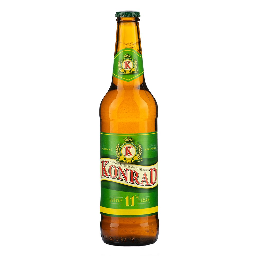 Piwo Konrad Jasny Lager 11 4,8% 500 ml