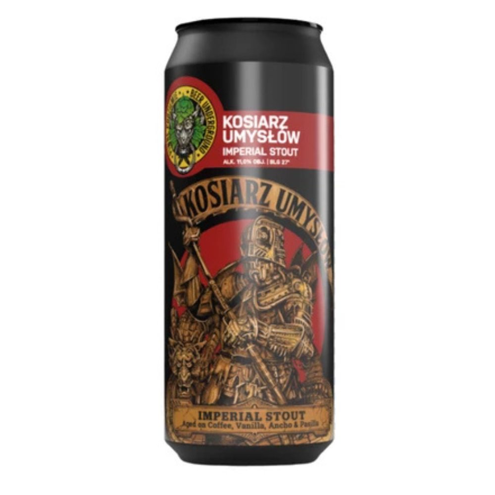 Piwo Piwne Podziemie Kosiarz Umysłów Imperial Stout 10% 500 ml puszka
